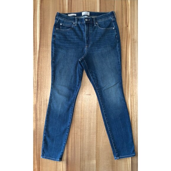 Universal Thread Womens High Rise Blue Denim Skinny Jeans Classic Fit Size 14R - Picture 1 of 13